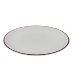 Thumbnail image #2 for Mikasa Hospitality (Lifetime Brands, Inc.) ID Fine 5324892 6" Modest Maroon Coupe Plate, Fine China Case of 12