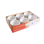 Thumbnail image #1 for Thunder Group ML537W1R 3 oz White Melamine Round Ramekin Case of 12