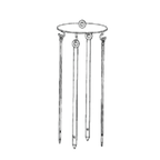 Thumbnail image #1 for Rotisol USA SBT Kebab Carousel with 4 Skewers for Vertical Spit Rotisseries