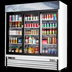Thumbnail image #5 for Everest EMGR69 Three-Section Reach-In Sliding Glass Door Merchandiser Refrigerator, 69 Cu. Ft.