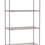 Thumbnail image #1 for Metro Super Erecta SE-3042K4-86-S4 Wire Stationary Starter Wire Shelving Unit, 42"W x 30"D x 86"H, 800 lb. capacity per shelf, 2000 lb. capacity per
