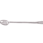 Thumbnail image #1 for Alegacy Foodservice Products Conventional 4784P 21" Stainless Steel Perforated Serving Spoon with Grooved Handle Case of 12