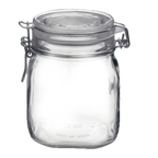Thumbnail image #1 for Steelite Bormioli Rocco, Fido 4949Q456 Condiment Jar, 29 oz, Clear Soda-Lime Glass 1 Dozen
