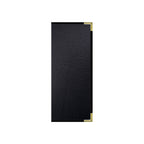 Thumbnail image #1 for Risch Seville SEV-2V 4.25X11 Hardback Faux-Leather Double-Fold Menu Cover, 2-View, 4-1/4" x 11" Case of 25