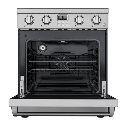 Product image #3 for KoolMore 30-Inch Professional Electric Range with 4 Cooktop Elements and Standard Oven, 14.9 kW, 240V, Stainless Steel
