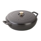 Thumbnail image #2 for Zwilling J.A. Henckels Staub® 1005040 Enameled Cast-Iron Braiser Pan, 3-1/2 qt., with Dome Lid, Induction-Ready
