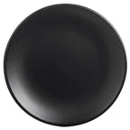 Thumbnail image #1 for Libbey Driftstone DRI-2-O 9-Inch Round Coupe-Rim Porcelain Plate, Satin Matte Onyx Finish