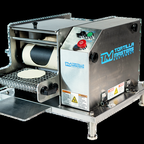Thumbnail image #6 for Tortilla Masters Equipment TM105 Countertop Automatic Corn Tortilla Machine, Stainless Steel, 840 Tortillas/Hour, Includes 6.3-Inch Cutter