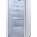 Thumbnail image #1 for Summit Commercial EQtemp ACR1012G Upright Medical Refrigerator, 9.88 cu. ft., Glass Door, +2° to +8°C, Stainless Steel Exterior