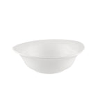 Thumbnail image #1 for CAC China Bahamas BHM-B8 Porcelain Asian Soup Bowl, 19 oz, 8-inch Round, Embossed, Bone White Case of 2 Dozen