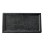 Thumbnail image #1 for TableCraft Products Onyx Melamine Collection™ 12457 Rectangular Black Melamine Serving Tray, 11 x 5.75 x 0.75 in