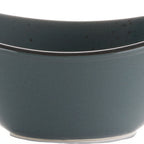 Thumbnail image #2 for International Tableware Splash™ SH-922-LN ™ Oval Stoneware Pasta Bowl, 12 oz, 6-1/2", Lunar Blue Case of 2 Dozen