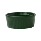 Thumbnail image #1 for International Tableware Buffet RAMF-3-G Ceramic Ramekin, 3 oz, Green, Round Fluted Case of 3 Dozen
