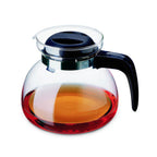 Thumbnail image #1 for Kadra Kitchenware Simax SX-3942 Blown Glass Teapot, 2.5 qt. Case of 6