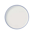 Thumbnail image #1 for Libbey Porcelana Linea 114219 10-1/2" Blue Porcelain Stacking Plate, Round, 1"H