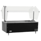 Thumbnail image #1 for Eagle Group Service Mate CCP-2 Countertop Cold Food Bar Unit, 33-inch, Ice-Cooled, Insulated Stainless Steel Pan, Double-Sided Sneeze Guard