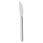 Thumbnail image #1 for Libbey Ecoware 697 052 Disposable Stainless Steel Knife, 6-3/8", Fluted Blade, Solid Handle
