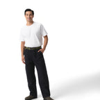 Thumbnail image #1 for Chef Works PBN02-BLK-30 Men's Utility Carpenter Pants, Black Cotton, Size 30, Reinforced Knee Panels
