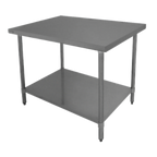 Thumbnail image #1 for GSW WT-EP2424US Stainless Steel Undershelf for Economy Work Table, 24"W x 24"D