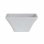 Thumbnail image #1 for Steelite International Creations, Polar White 7064MM206 Square Melamine Bowl, White, 7 oz, 4" x 4" Case of 2 Dozen
