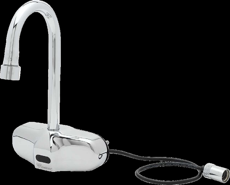 Product image #4 for Perlick Top Shelf 944GN Electronic Touchless Wall-Mount Gooseneck Faucet, 4-Inch Centers, 2.2 GPM