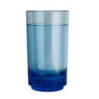 Thumbnail image #1 for Steelite International Aspen, Diamond Blue 7032DR005 14 oz Blue Polycarbonate Diamond-Texture Highball Drinking Glass Case of 2 Dozen