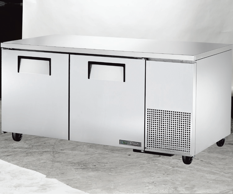 Product image #6 for True TUC-67-HC 2-Section Deep Undercounter Solid Door Refrigerator, 67-1/4 Inches Wide, Stainless Steel