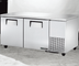 Thumbnail image #6 for True TUC-67-HC 2-Section Deep Undercounter Solid Door Refrigerator, 67-1/4 Inches Wide, Stainless Steel