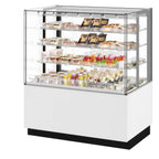 Thumbnail image #1 for Fri-Jado MCC 48-4 C SS PT UF 4-Section Glass Door Merchandiser, White, Self-Contained Bottom-Mount Refrigeration