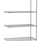 Thumbnail image #1 for Metro Super Erecta SE-2130K4-74-A4 Add-On Wire Shelving Unit, 30"W x 21"D x 74"H, 800 lb. capacity per shelf, 2000 lb. capacity per unit, 1" shelf