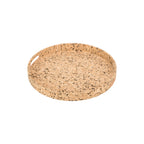 Thumbnail image #1 for Ten Strawberry Street Cork CORK-RD Round Plastic Serving Tray with Cork Liner, 13-1/2" Diameter Case of 4