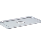 Thumbnail image #2 for ATSMFG MET MET-SP11C ATS MFG Full-Size Solid Flat Steam Table Pan Cover, 24 Gauge, with Handle Case of 24