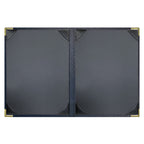 Thumbnail image #2 for Risch Harley HARST-2V 8.5X11 Padded Faux-Leather Double-Fold Menu Cover, 2-View, 8-1/2 x 11 in Case of 25