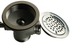 Thumbnail image #2 for BK Resources Lever Waste Drain with Twist Handle and 3-1/2 Inch Stainless Steel Rotary Ball Valve