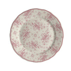 Thumbnail image #1 for Steelite International HL Ivory HL54863888 Round China Plate, 10-5/8 in, Liliana Rose Pattern, Scalloped Edge 1 Dozen