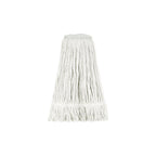 Thumbnail image #1 for CAC China MHD2-24WT Wet Mop Head, 24 oz, Cotton-Polyester Blend, Looped End, 1-1/4" Band, White Case of 20