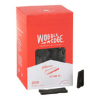 Thumbnail image #1 for AllPoints Foodservice Parts & Supplies Wobble Wedges 2801709 Tapered Installation Shims, Flexible Soft Vinyl, Black