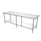 Thumbnail image #1 for ATSMFG MET MET-WTH-3096 ATS MFG Stainless Steel Work Table with 304 Top and Undershelf, 96"W x 30"D x 35"H