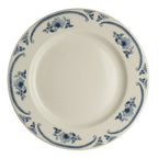 Thumbnail image #2 for Steelite International Homer, American Rose Blue HL2055035 Rolled Edge China Plate, 9", Round, American Rose Blue Case of 2 Dozen
