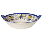 Thumbnail image #1 for G.E.T. GET ML-93-SL . . 2 Qt Melamine Serving Bowl, 12-1/2 in Round, Handled with Rubber Feet Case of 6