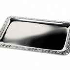 Thumbnail image #1 for Libbey APS Germany - Trays APS 00388 Rectangular Stainless Steel Serving Tray, GN 1/1, 21-3/8" x 13-1/2", Mirror Polish