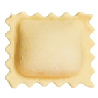 Thumbnail image #1 for Arcobaleno Pasta Equipment MOLD-AMFR-07 Ravioli Mold #7, 5 g, 35 x 30 mm Rectangular, Scalloped Edge