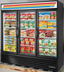 Thumbnail image #5 for True Three-Section Glass Door Low Temp Freezer Merchandiser, White