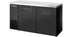 Thumbnail image #5 for True 60-1/8 Inch Two-Section Solid Door Back Bar Cooler with Stainless Steel Top and Left-Side Self-Contained Refrigeration