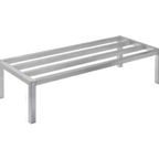Thumbnail image #1 for 1880 Hospitality Focus Foodservice FHADR48248 Aluminum Dunnage Rack, 2500 lb Capacity, 48 x 24 x 8 Inch Case of 6