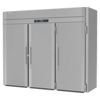 Thumbnail image #1 for Victory Refrigeration UltraSpec™ RIS-3D-S1-PT-HC Three-Section Roll-Thru Refrigerator, Self-Contained, Stainless Steel, 6 Hinged Doors