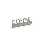 Thumbnail image #1 for American Metalcraft MSSC2 Mini Stainless Steel Laser-Cut Coffee Sign Case of 144