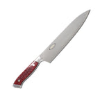 Thumbnail image #1 for Korin Inc Nenox HNE-RDGY-210 Gyuto Chef Knife, 8-1/4 in Blade, Right-Handed 70/30 Bevel, Forged High-Carbon Steel, Red Cow Shinbone Handle
