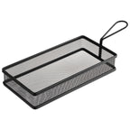 Thumbnail image #1 for Libbey APS Germany - Snackholders APS 40629 Stainless Steel Black Matte Fry Basket, 10-1/4" x 5-1/8", Dishwasher Safe