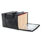 Thumbnail image #2 for New Star Foodservice Inc. 51148 Insulated Black Pizza Delivery Bag, Fits 18–20" Pizzas Case of 5